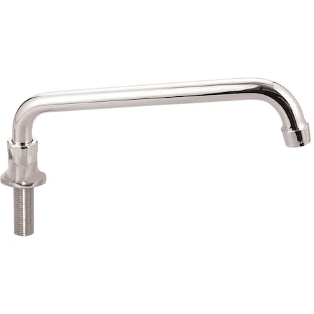 Bk Resources Faucet, Deck Mount Spout Base, 16" Swing-Swivel Spout BKF-DMB-16-G